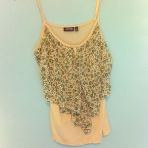 Flowy tank! Super cute print