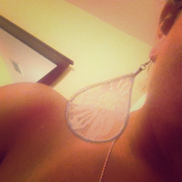 Vintage Lace Web earrings