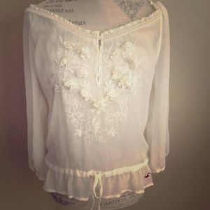 Bundle 2 hollister shirts 1 A&F sweater NW dress