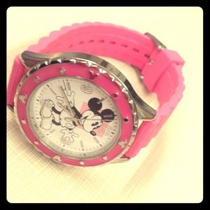 Pink Minnie Mouse Watch