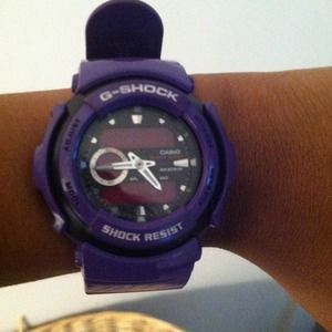 Purple G Shock watch