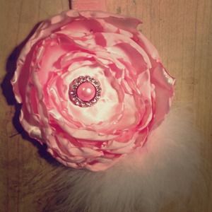 Gorgeous pink Satin flower