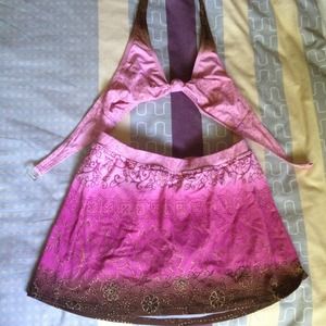 2 piece skirted bikini