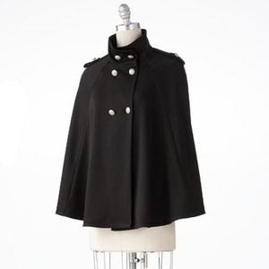 Double breasted cape