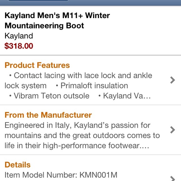 Kayland Mountaneering Boots - Picture 4 of 4