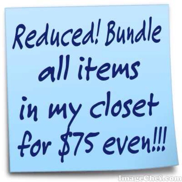 Super reduction!  All items!