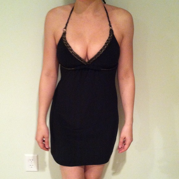 Guess-  Black halter dress