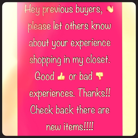 FEED BACK!!! Let me know about my customer service