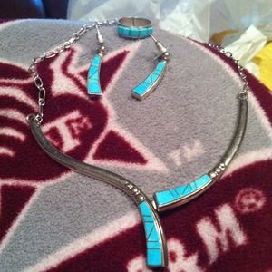 HOLD Turquoise set from New Mexico