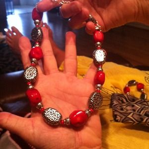 Red and silver Brighton set