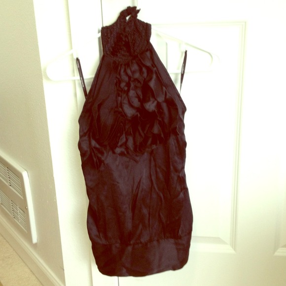 2b Bebe black halter