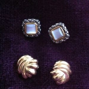 Clip earrings