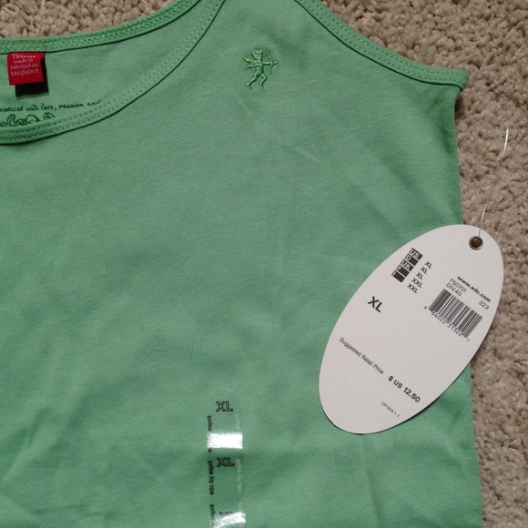 Green tank top - Picture 2 of 2