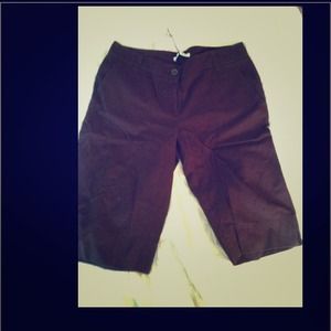 CAbi brown shorts