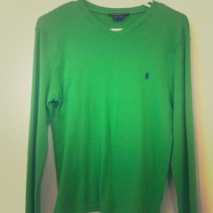 Green Ralph Lauren sweater
