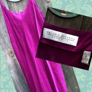 100% silk royal purple chemise- never worn!!