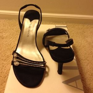 Caparros Evening Mid Heel Sandals