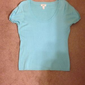 LOFT light blue sweater top