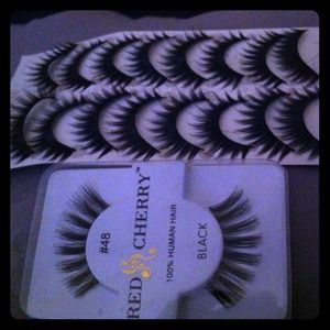 Red Cherry lashes +8 pairs of Lashes