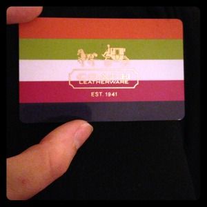 $50 Coach Gift Card. Never used.