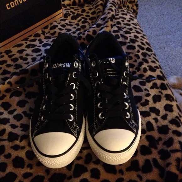 Black and White Converse