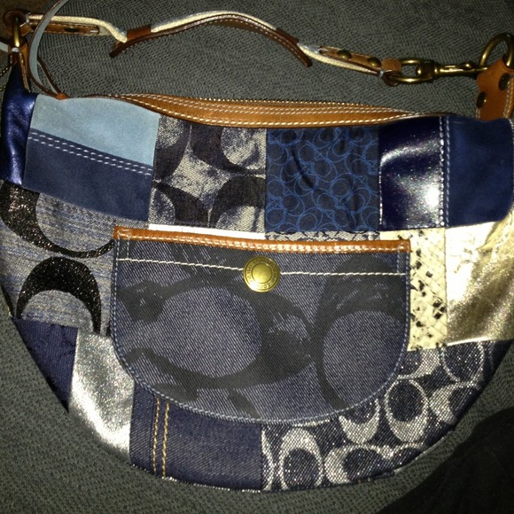 Limited Edition Denim Coach handbag - Picture 1 of 4