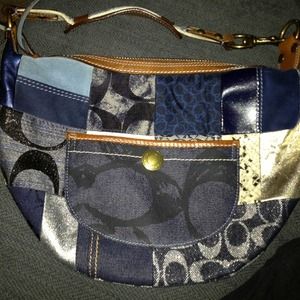 Limited Edition Denim Coach handbag