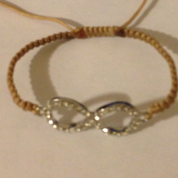 Silver infinity/ w tan band