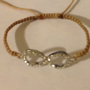 Silver infinity/ w tan band