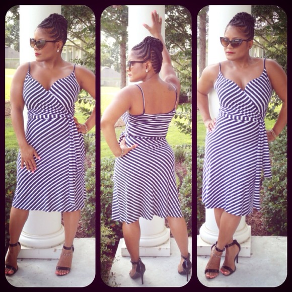 ❌SOLD❌Nautical Stripe Dress