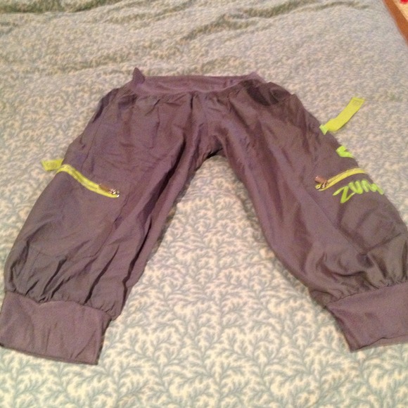 **SOLD** Zumba capris!  Gently worn a few times!