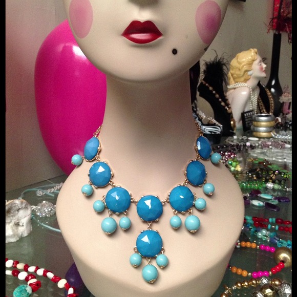 Blue Bubbles Necklace☀Hot Summer Piece☀NWOT