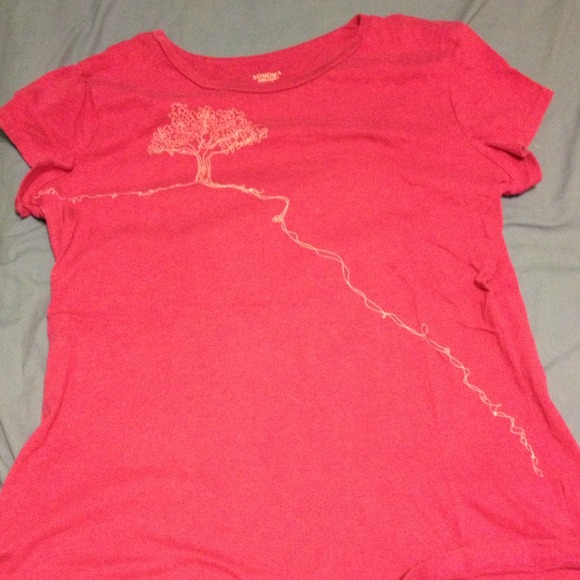 Tree pattern T shirt