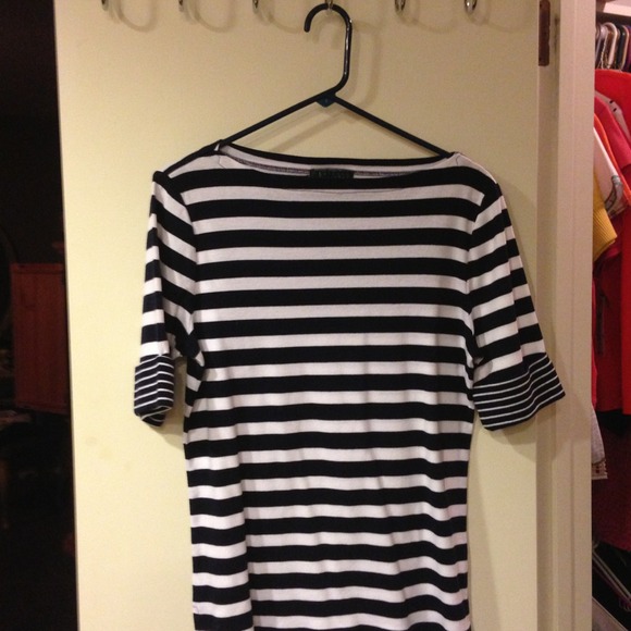 Ralph Lauren Striped navy top