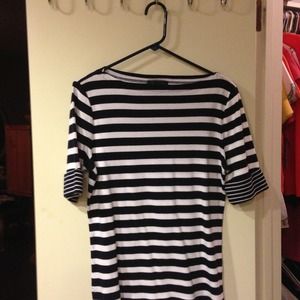 Ralph Lauren Striped navy top