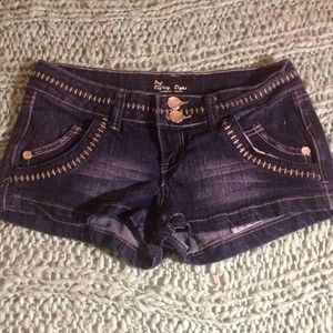 Denim shorts