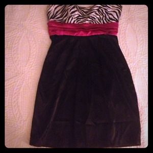 Zebra print dress!