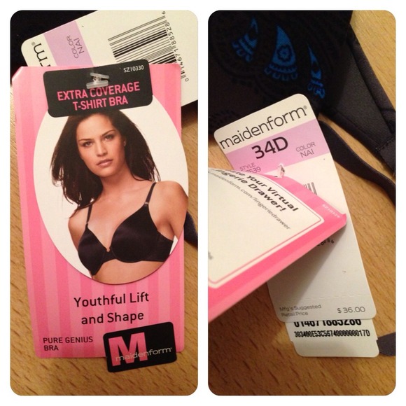 🚫Sold🚫34D Maidenform T-shirt bra NWT! Gray. - Picture 2 of 4
