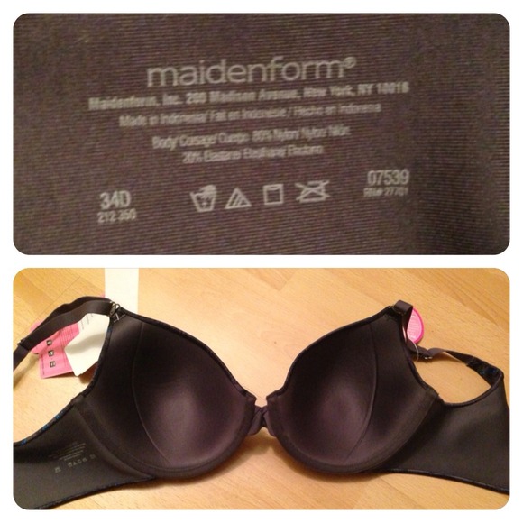 🚫Sold🚫34D Maidenform T-shirt bra NWT! Gray. - Picture 3 of 4