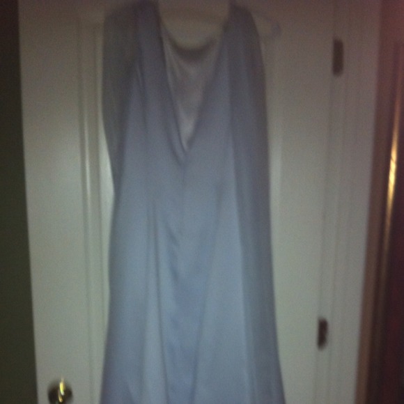 Light blue prom dress