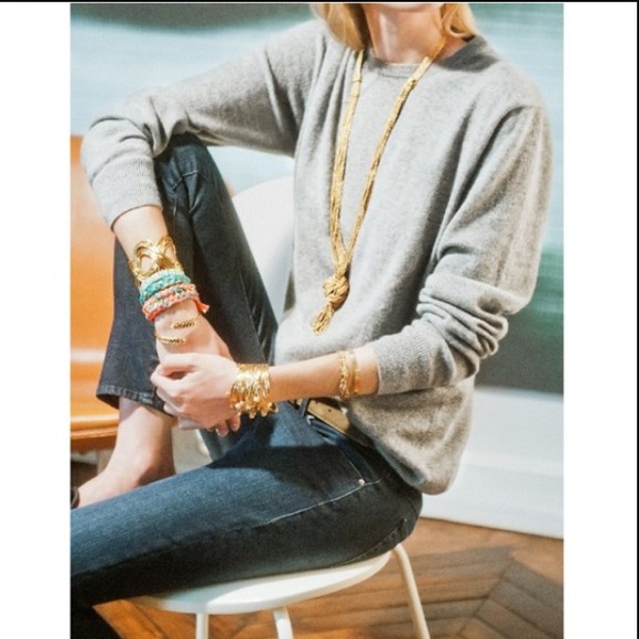 Knotted gold chain