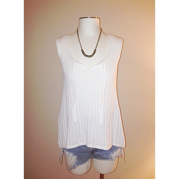 Tops - Crochet Sweater Tank