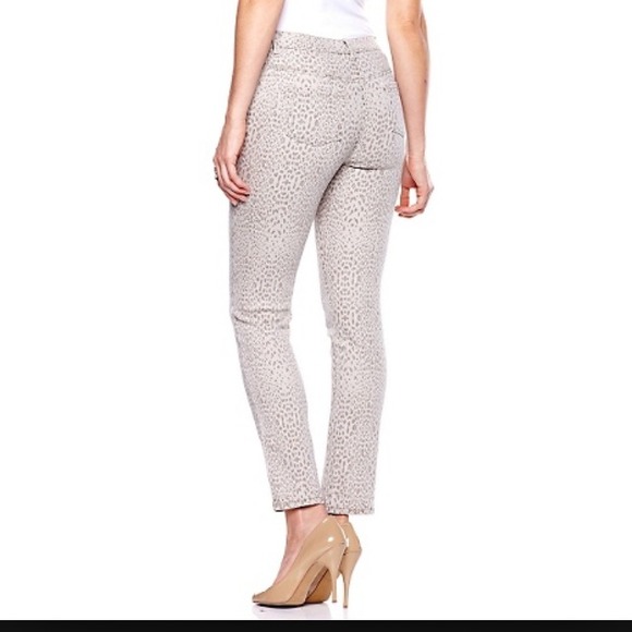 Leopard print skinnes(relaxed fit)