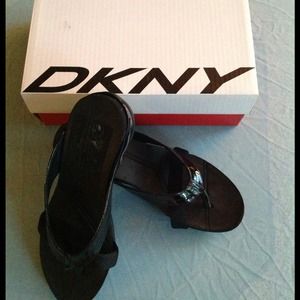 DKNY wedge sandals