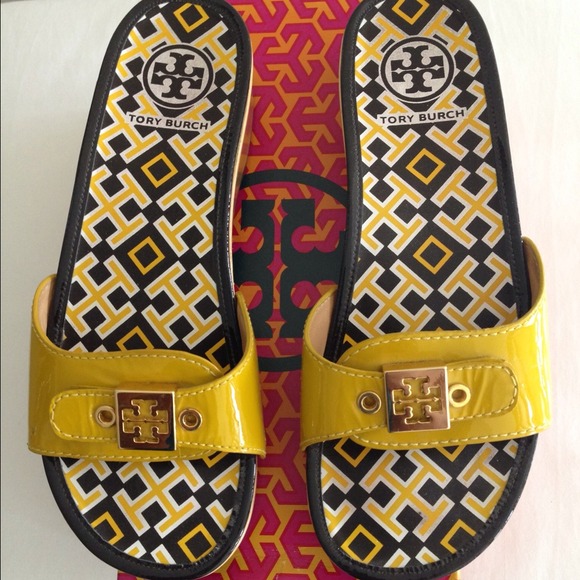 Tory Burch Shoes - Tory Burch Wooden Buckle Sandals