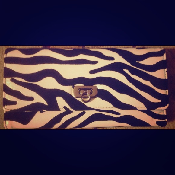 Brand new zebra print wallet!