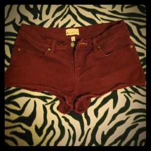 💣Burgundy ROXY shorts