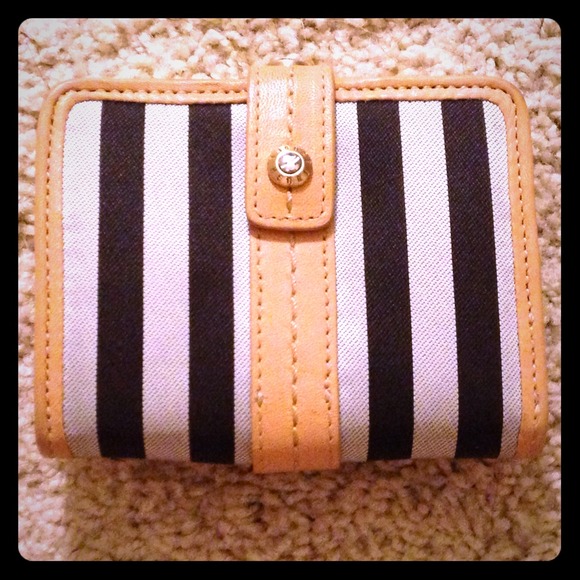 Henri Bendel heritage striped wallet