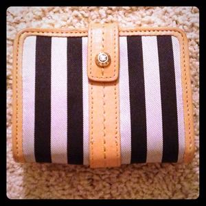 Henri Bendel heritage striped wallet