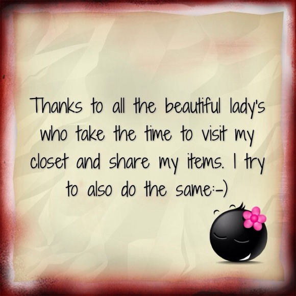 Thanks to all!! Happy poshing!!